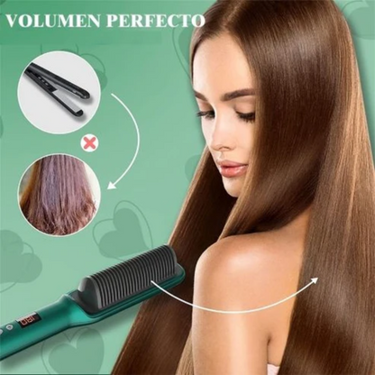 Cepillo Alisador Rizador Multifuncional - Un solo producto que reemplaza todas tus herramientas y cuida tu cabello mientras te hace sentir segura y hermosa.”
