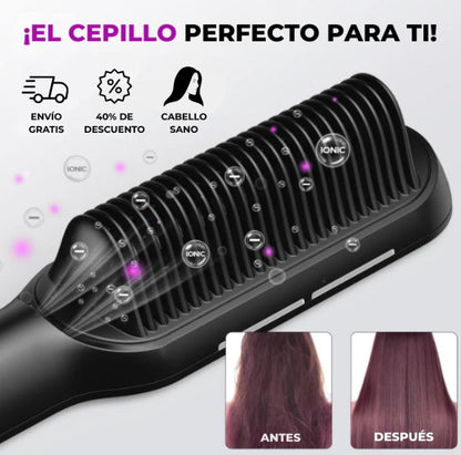 Cepillo Alisador Rizador Multifuncional - Un solo producto que reemplaza todas tus herramientas y cuida tu cabello mientras te hace sentir segura y hermosa.”